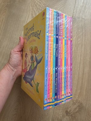 The Secret Mermaid Series 12 Books Collection Sue Mongredien Chapter NEW Usborne
