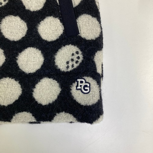 Taglia:0 PEARLY GATES 055-2234118 Gonna da battuta a pois blu navy usata STST-0 - Foto 5 di 8