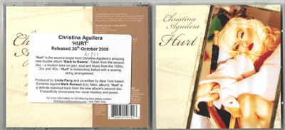 Christina Aguilera - Hurt - Scarce 2006 UK 3trk promo CD
