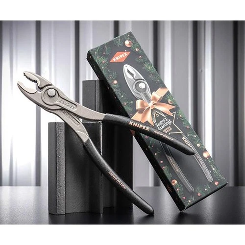 Knipex Twingrip Slip Joint Pliers 8201200 Knipex 8201-200S02 Twin Grip Slip Joint Pliers Holiday Special Edition Black