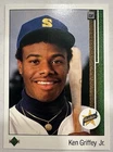 1989 Upper Deck - Star Rookie Ken Griffey Jr #1 (RC) Seattle Mariners