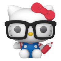 Funko FK72055 - Hello Kitty Pop! Sanrio Vinyl Figur Hello Kitty Nerd 9 Cm - Neu