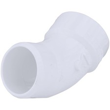 Charlotte Pipe 1-1/4 In. Schedule 40 45 Deg. DWV PVC Street Elbow 1/8 Bend 