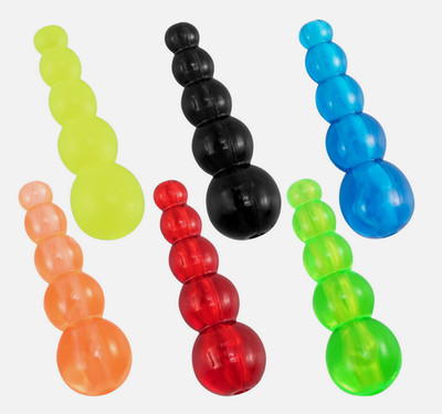 100pcs Plastic Beads Fishing Trout beads for fishing rigs Spinner Salmon Egg 