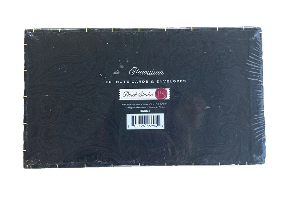 Punch Couture Hawaiian Flip Flop Die Cut 20 Note Cards & Envelopes Punch Studio - Image 4 of 4