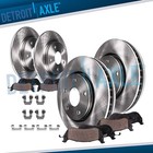 302mm Front & 278mm Rear Disc Brake Rotors + Brake Pads for Chevrolet Impala (For: Oldsmobile Intrigue)