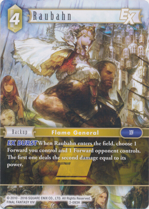 Raubahn - 2-093H - Foil NM FF TCG Opus 2 | eBay