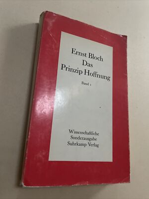 Das Prinzip Hoffnung. Bd. 1. Kap. 1 - 32 Bloch, Ernst: