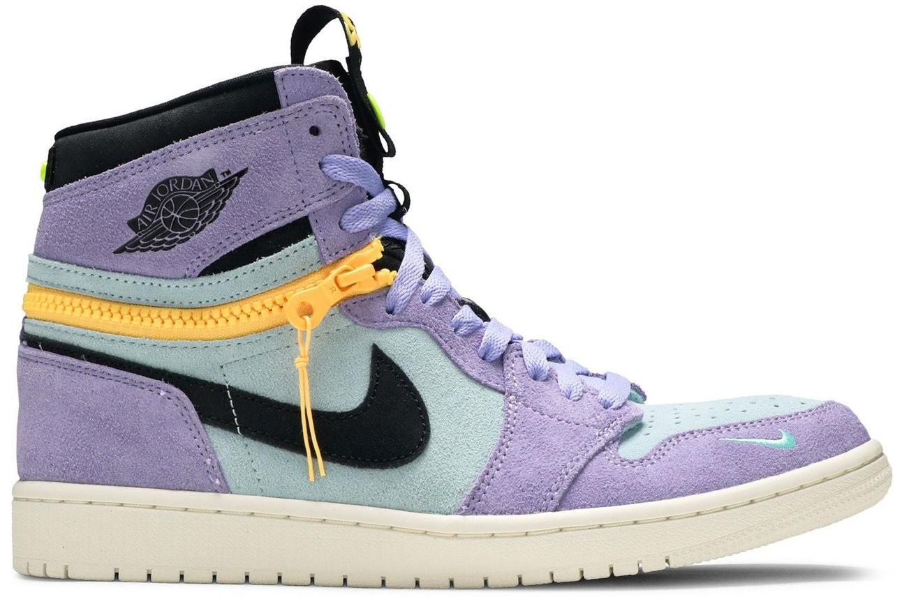 air jordan 1 mid purple aqua foot locker