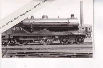 LMS - EX GLASGOW & SWR - 4-4-0 - NO. 14510 @ AYR - VINTAGE PHOTO - # L16368