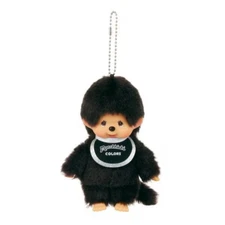 Sekiguchi Monchhichi COLORS Plush doll Keychain BLACK Japan NEW