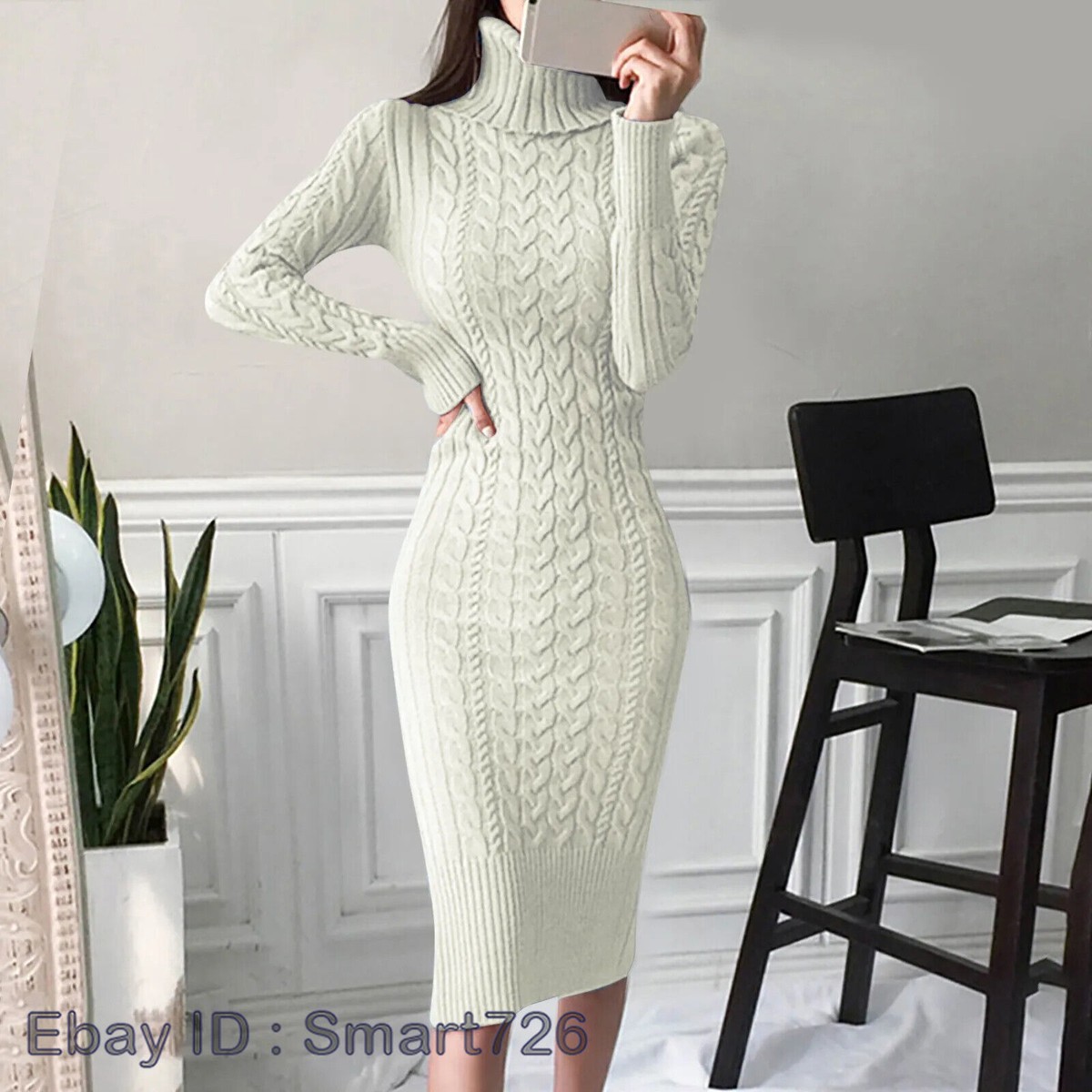 highly strung knit halter dress Textured Knit Ruched Side Halter Maxi Dress main image 1