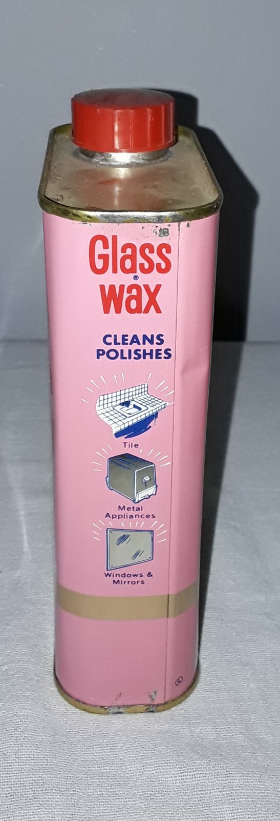 VINTAGE GOLD SEAL GLASS WAX METAL CLEANER NEAR FULL 16 OZ CAN eBay