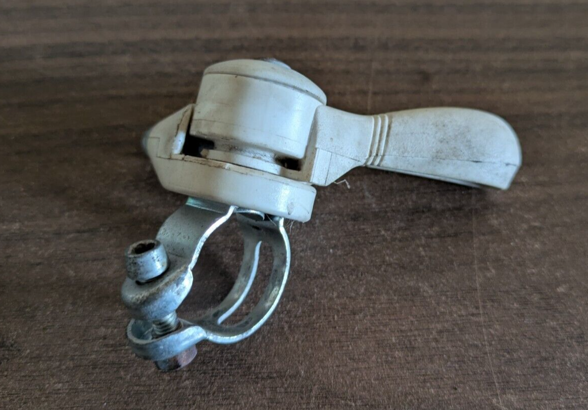 Manette Levier Dérailleur Vélo Vintage – Le Lewis N°3 – Fabriqué En France – Aluminium Gris