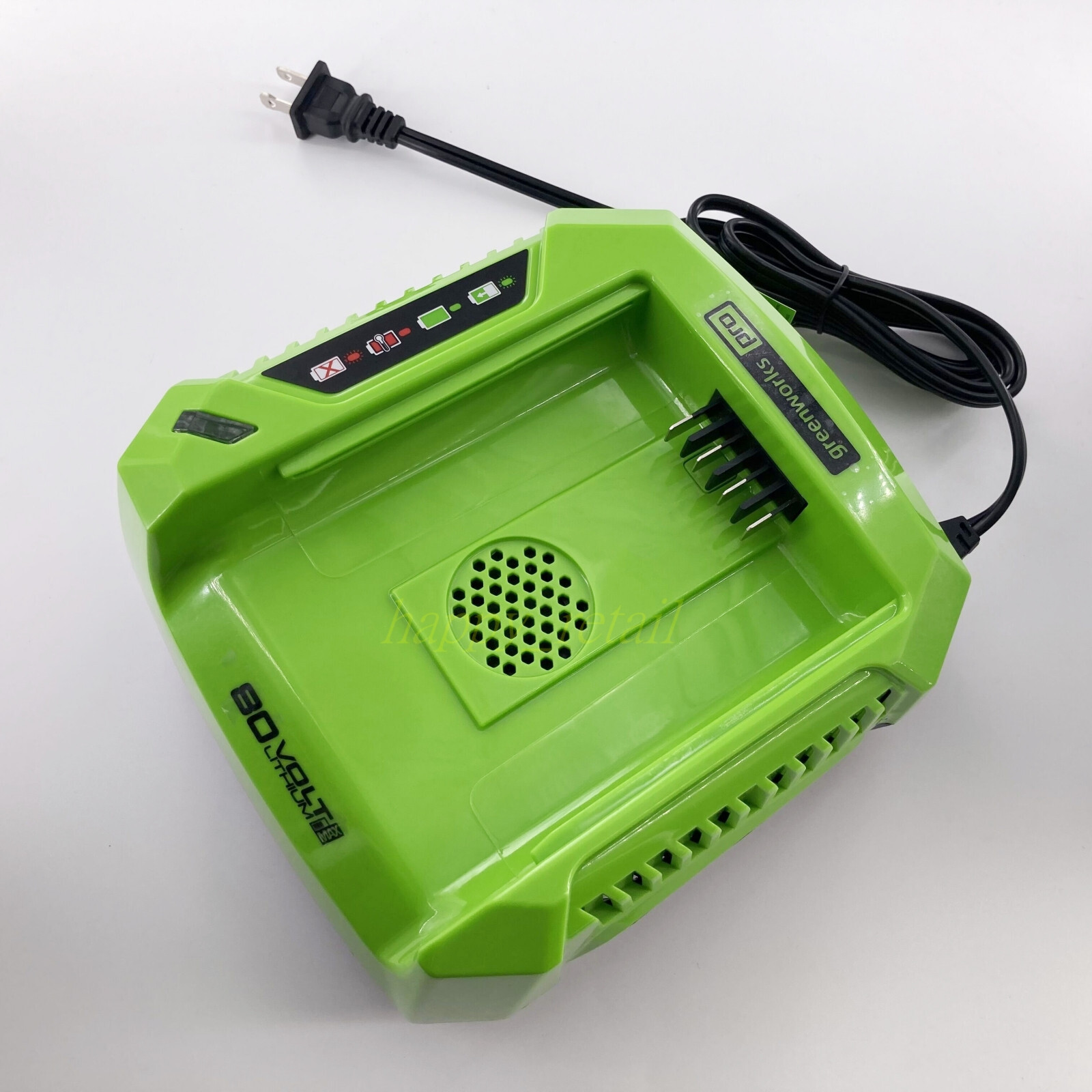 Caricabatterie Greenworks 80V 4A Universale - Ricarica Rapida Per Tutte Le Batterie Della Serie 80V - Foto 8