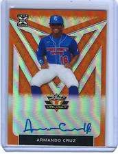 ARMANDO CRUZ 2020 LEAF VALIANT BASEBALL AUTO /75