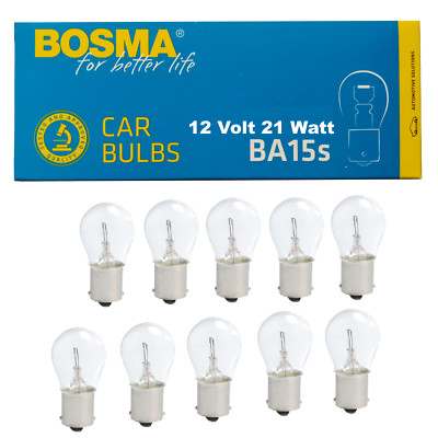 30 Stück Bosma 12V 21W P21W BA15s Glühlampe Glühbirne Lampe Kugellampe   7B210h