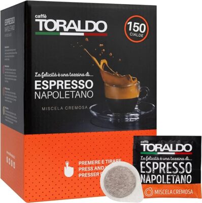 Caffè Toraldo Cremige Mischung ESE Pads 44 Mm (150 Stück)