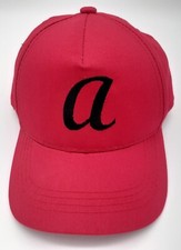 Vintage Atlanta Braves Youth Snapback Hat Red Lowercase a Logo Throwback Cap