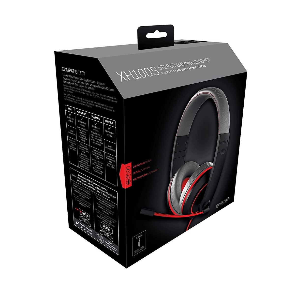 Gioteck XH100S Gaming Headset Xbox One/Series S, X/PS4 NEW