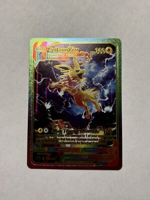 Jolteon VMAX - Rainbow Foil Display Card Fan Art Card NM/M | eBay