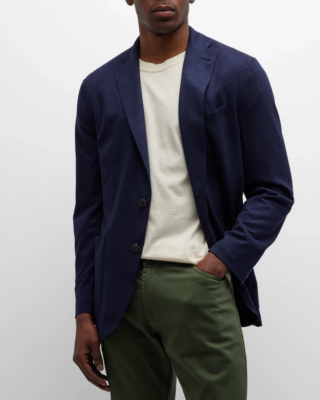 Boglioli Garment Dyed Brushed Wool & Silk Slim Fit K Jacket Size