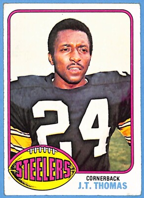 1976 Topps - #29 J.T. Thomas STEEL CURTAIN 70's VG-EX FREE