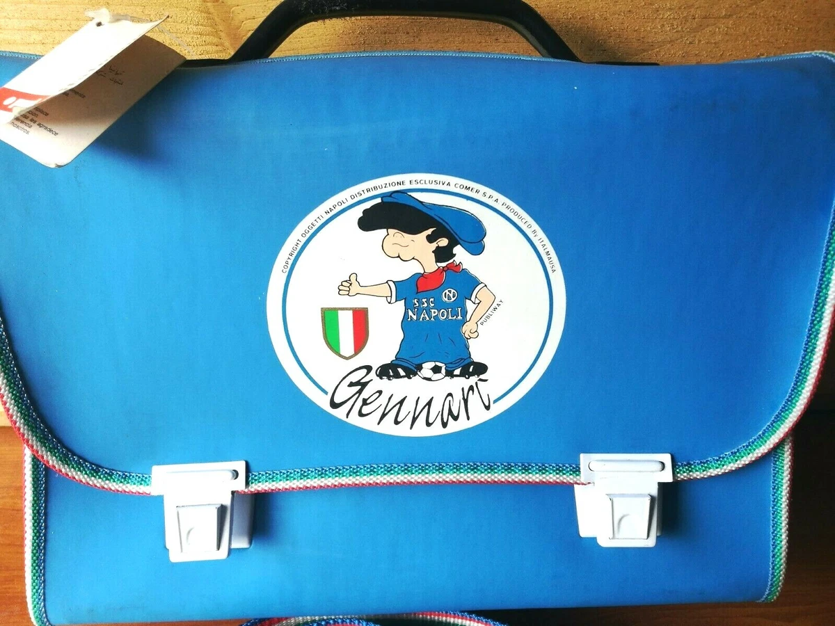 ZAINO CARTELLA NAPOLI NAPLES GENNARINO GENNAR VINTAGE NUOVA FONDO