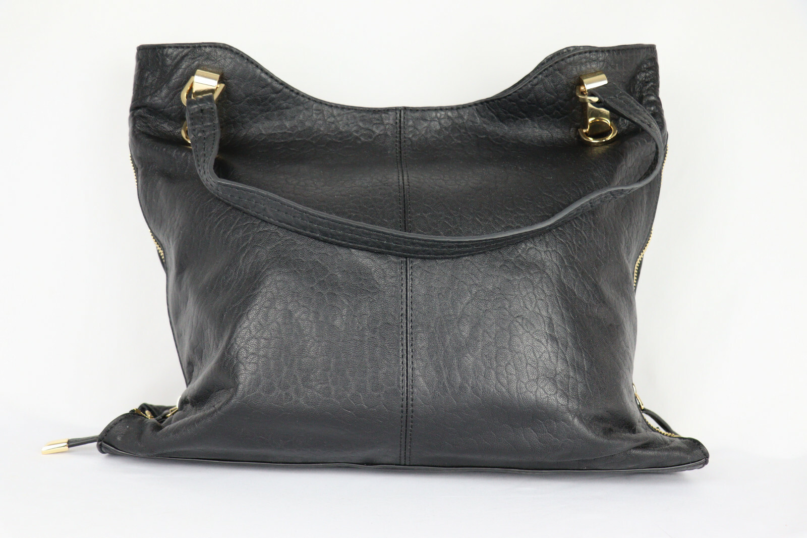 Vince Camuto Solid Embossed Leather Shoulder Tote… - image 3