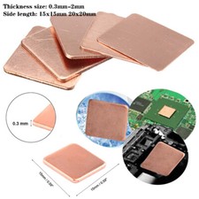 0.3mm-2mm Laptop Coppers Sheet Plate Strip Shim Thermal Pad Heatsink Sheet