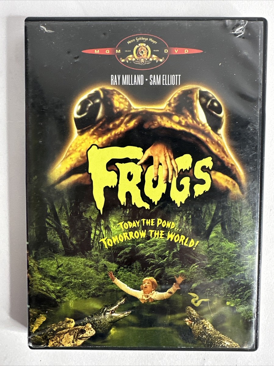 FROGS (1972) (Rare OOP MGM DVD, 2000 FS & WS) HORROR - Sam Elliott