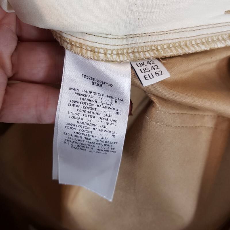 JW ANDERSON Pants Mens Size 42 Tan Chino Relaxed 5 Pocket Workwear Logo $465