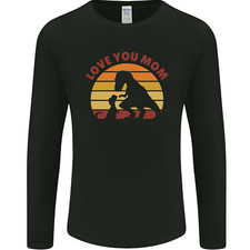 T-Rex Mom Mothers Day Dinosaur Mens Long Sleeve T-Shirt