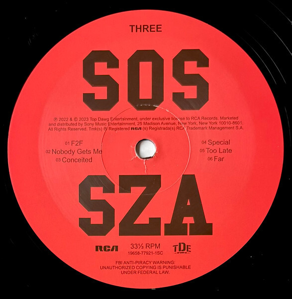 SZA - SOS - 2 LPs - New/Sealed Vinyl | eBay