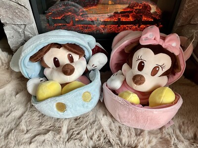 Disney Mickey Minnie Mouse Ball  Eier  2 in 1 Plüsch Ball Kuscheltier