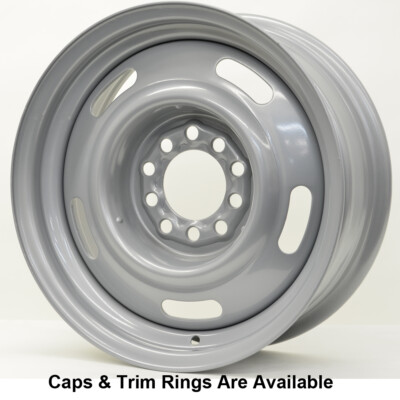 VISION 55 Rally 15X7 5X114.3/5X120.65 Offset 6 Silver Painted (Quantity of 4)