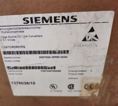 6SE7024-1EP85-0AA0 NEW SIEMENS MOTION CONTROL COMPACT PLUS RECTIFIER