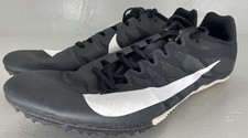 Men's Nike Racing Zoom Rivals 907564-017 Track Spike Shoes Size 12 Color Black