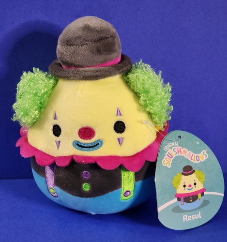 Squishmallows  Mystery Blind Bag Resul the Clown 5" NWT + FREE BLACKLIGHT - Picture 2 of 2