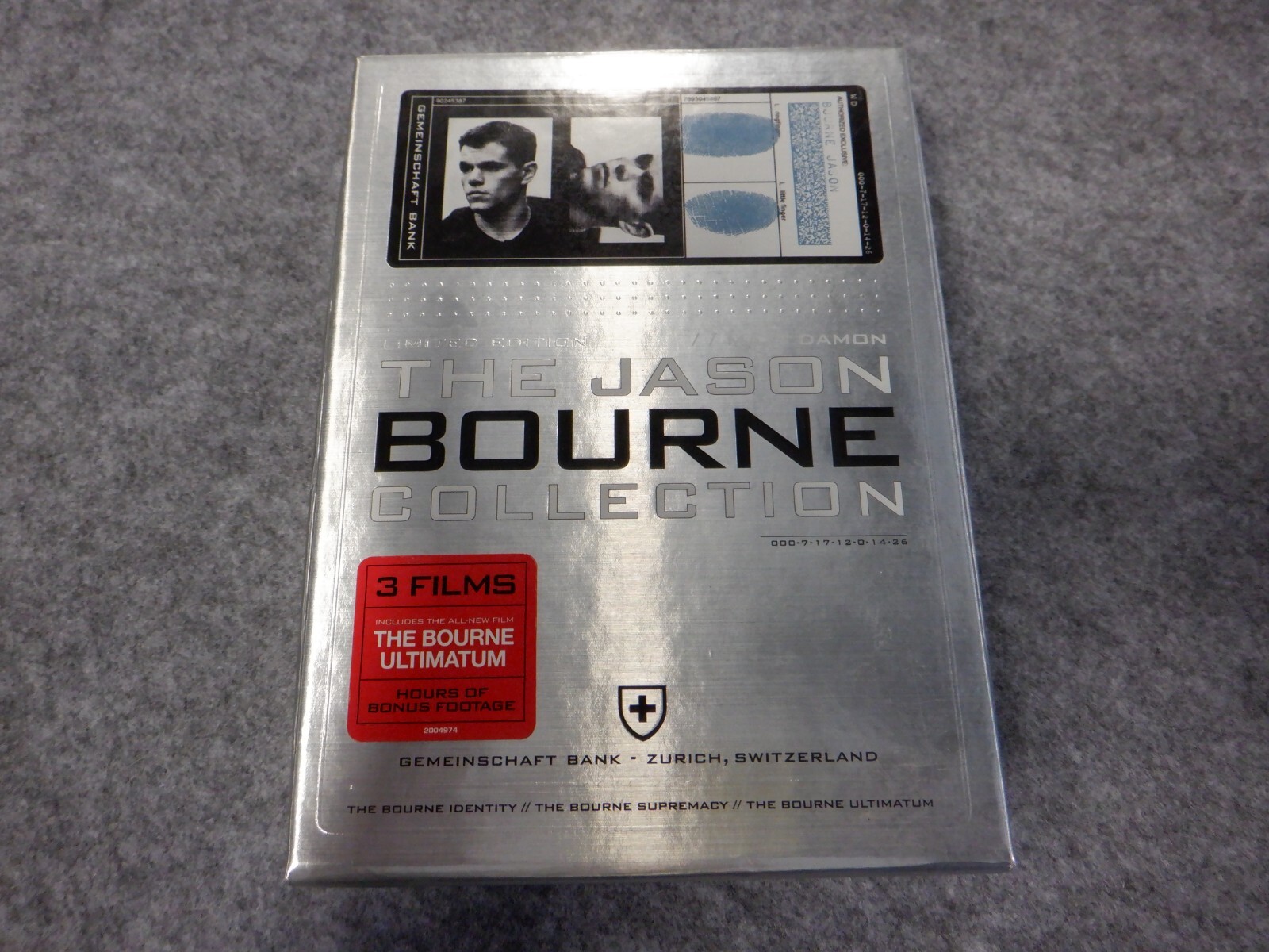 DVD - Jason Bourne Collection, 3 Films And Bonus Footage - Great ...