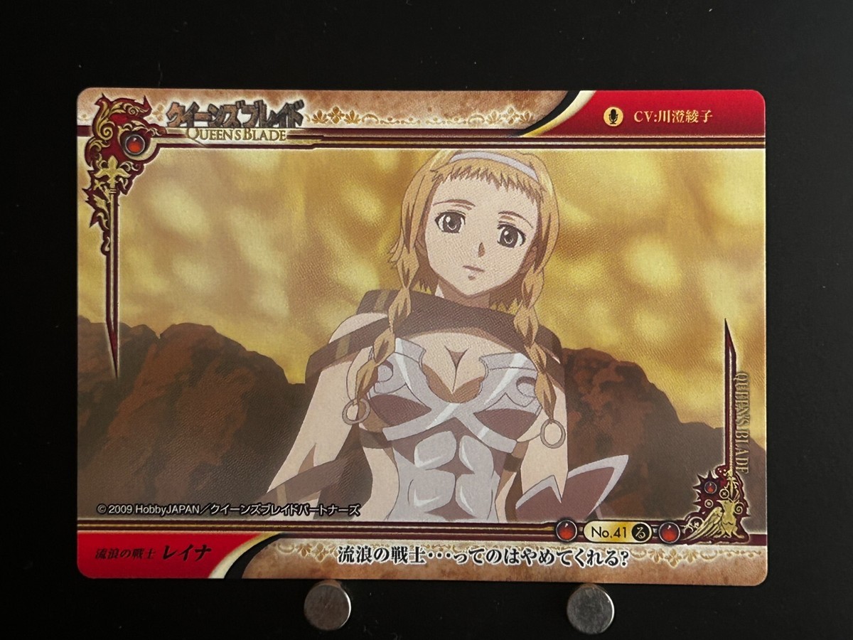 Leina Vance Queen's Blade Card #41 MegaHouse Playing Card KARUTA