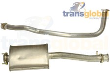 Exhaust Front Down Pipe & Centre Silencer for Land Rover Defender 110 300Tdi