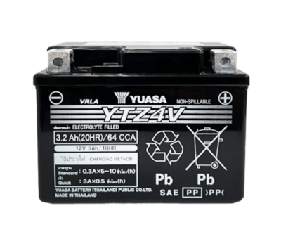 ユアサ　YTZ6V Yuasa YTZ6V Maintenance Free AGM For 12-Volt Battery - YUAM726ZS