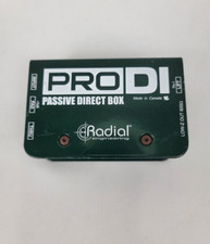 Radial Engineering ProDI Single Channel Compact Passive Stage Studio Direct Box