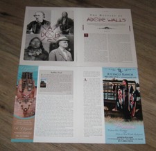 Kit Carson SATANTA Quanah Parker original magazine clippings pages PHOTO article