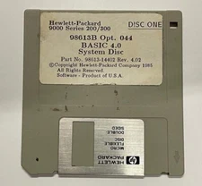HP 98613-14402 98613B Opt. 044 Basic 4.0 System Disc