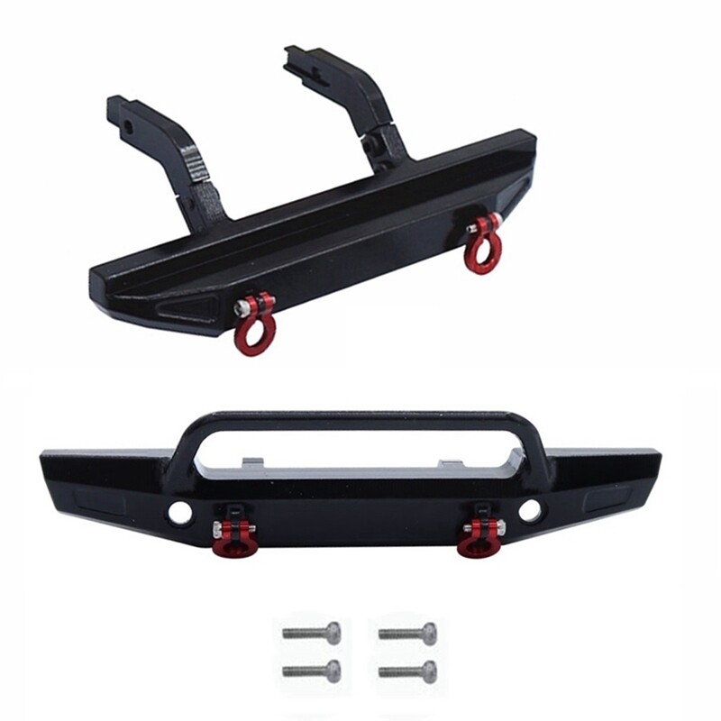 Metall Heckstoßstange Für Traxxas TRX-4 RC Crawler - Upgrade In Schwarz