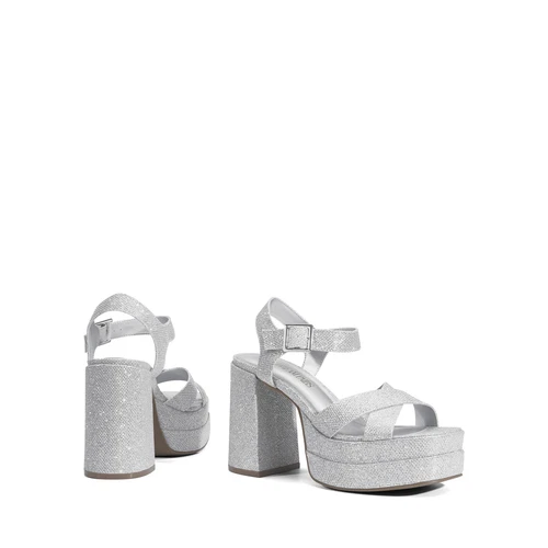 Women Heel Sandals Y2K Platform Chunky Block Ankle Strap Open Toe Party Sandals - Picture 25 of 30