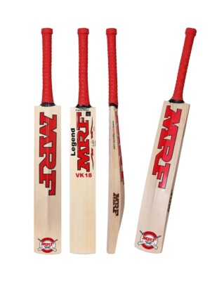 MRF Legend VK 18 1.0 Cricket Bat, red, Size 6