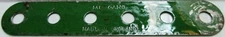 Meccano - 4 Standard Strip 6 Hole - Mid Green - Original Used Few Marks - 2nd Po